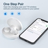 QCY T16 True Wireless Earbuds With 4 Microphone &amp; CVC8.0 Noise Cancelling In-Ear Headphone Touch Control Ultra-Low Latency Headset Bluetooth 5.2 Type-C Fast Charge - White