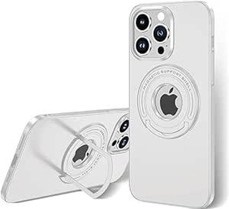 Next store Magnetic Case Compatible with Magsafe Charger Compatible with Magsafe Charger Compatible with iPhone 13 Magnetic Classic Hybrid Shockproof Anti-Scratch Back Cover (White)