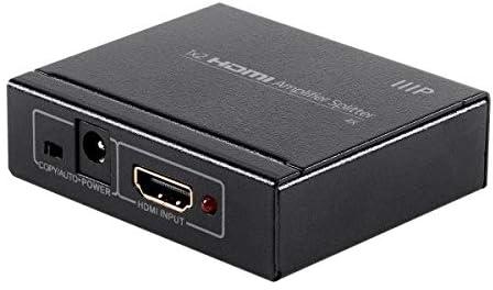 Monoprice Blackbird 4K 1x2 HDMI Amplifier Splitter |48-bit Deep Color, 3D Video Support (Compatible with PS4/5 Xbox Apple TV Fire Stick Roku Blu-Ray Player)