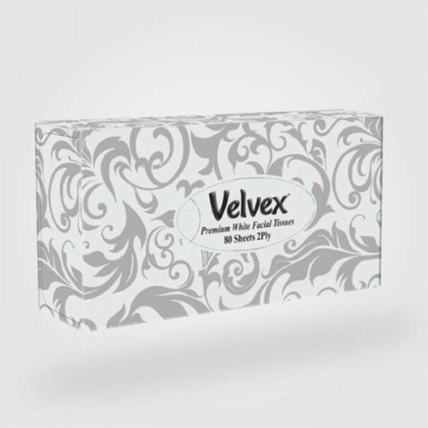 Velvex Facial Tissue Silver Standard-80 Sheets