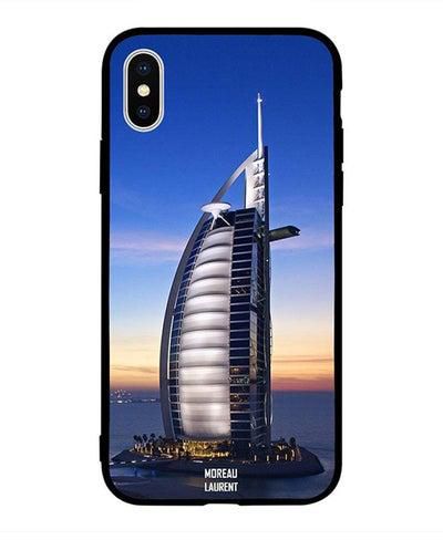 Skin Case Cover -for Apple iPhone X Burj Al Arab View At Evening Burj Al Arab View At Evening