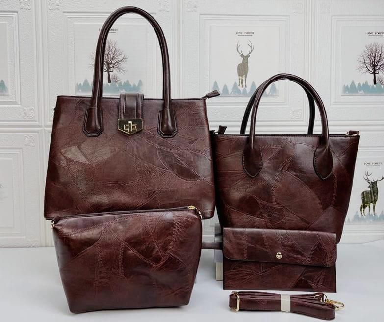Fashion 4 in 1 Ladies Handbag