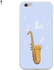 Bluelans Fashion Jazz Saxophone Phone Case Cover For IPhone 5/5S/SE (1#)