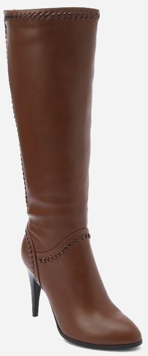 Joy & Roy Leather Boot - Brown