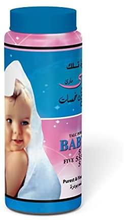 Five Fives Baby Mary Talcum Fragrance-Free Powder - 200 gm