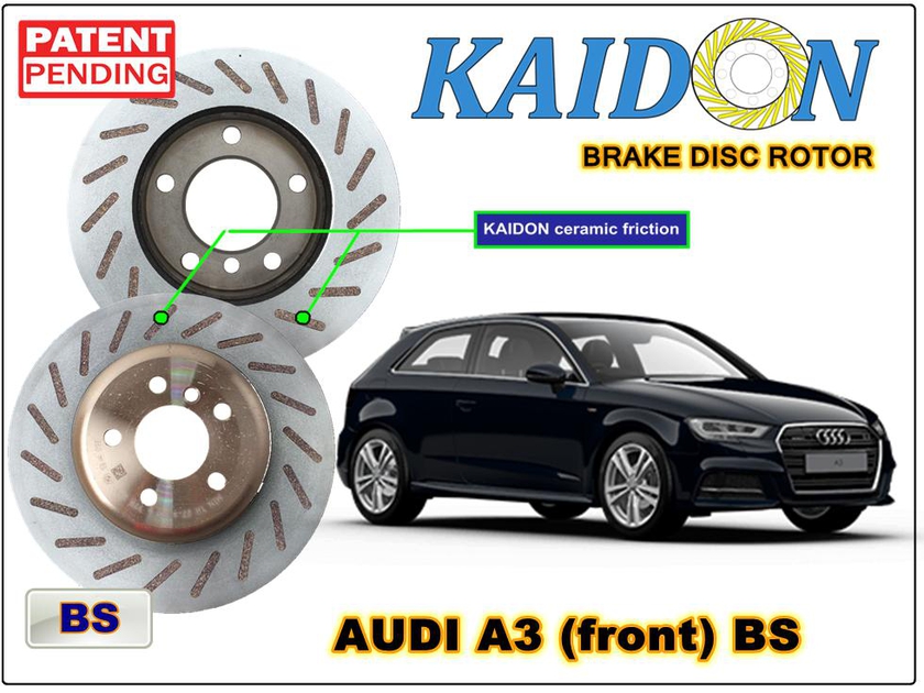 Kaidon-brake AUDI A3 Disc Brake Rotor (front) type "BS" spec