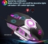HXSJ J700 Macro Programmable Gaming Mouse Colorful Breathing Light Gaming Mouse with Adjustable DPI for PC Notebook Laptop