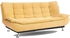 Art Home 3 Seater Sofa Bed - Yellow