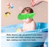 كاب استحمام ناعم قابل للتعديل وامن لحماية العينين والاذنين من الشامبو للطفل البيبي، قطعة واحدة (اصفر)