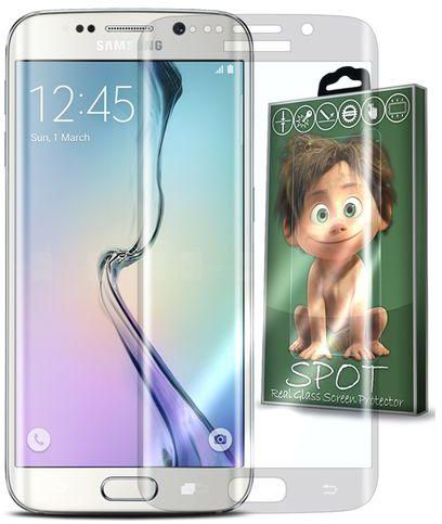 Spot Real Curved Glass Screen Protector for Samsung Galaxy S6 Edge - Cemi Clear