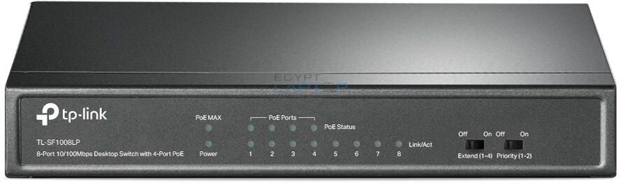 Tp-Link TL-SF1008LP 8-Port 10/100Mbps Desktop PoE 4-Port PoE Switch