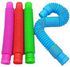 Hiciti Colorful Pop Tubes Fidget Toys Pop Squeeze Push Bubble It Sensory Adult Relief Simple Dimple Anti Stress Figet Toys Gift (5Pcs)