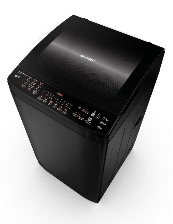 SHARP Washing Machine Top Automatic 13 Kg DDM Inverter Pump Black ES-TD13GBKP