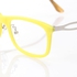 نظارة للجنسين بفريم شبابي انيق - عدسات مضادة للاشعة الضارة - أصفر