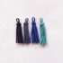 Magideal 50mm Velvet Ring Tassel Pendant Charms For Bag Keychain Craft Decor Sapphire