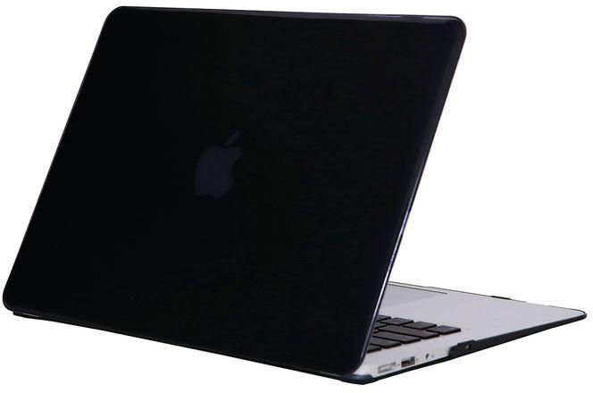 13" Air Case, Crystal Hard Rubberized Cover For Macbook Air 13.3 Inch, Black