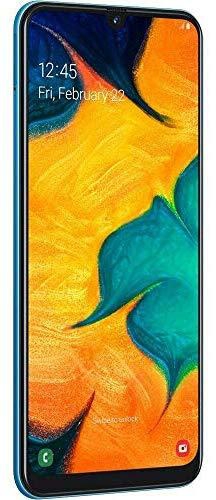 Samsung SM-A305 Galaxy A30 Dual SIM 64GB, 4GB RAM, 4G LTE, UAE Version - Blue (Pack of 1)