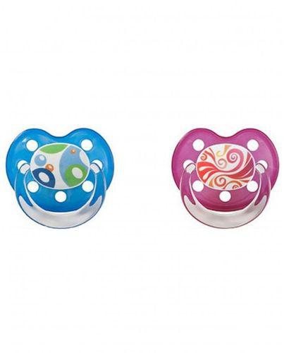 Baby Nova Pacifiers With Ring - Orthodontic Baglet - Size 3 - 2 Pcs