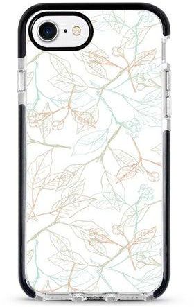 Protective Case Cover For Apple iPhone 7 Delicate Sprigs Full Print