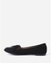 Joelle Suede Loafer with Beaded Upper -Black