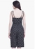 Faballey Polka Gal Culotte Jumpsuit Black Small