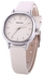 Kezzi KEZZI K - 1155 L Women Quartz Watch Fashion Casual Leather Brand Wristwatch - - WHITE