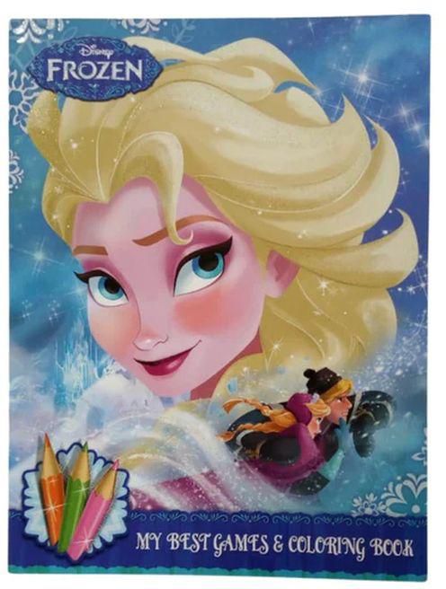 Jumia Arts Frozen - Coloring Book A4 - Mod 38-Age 3 Years & Above