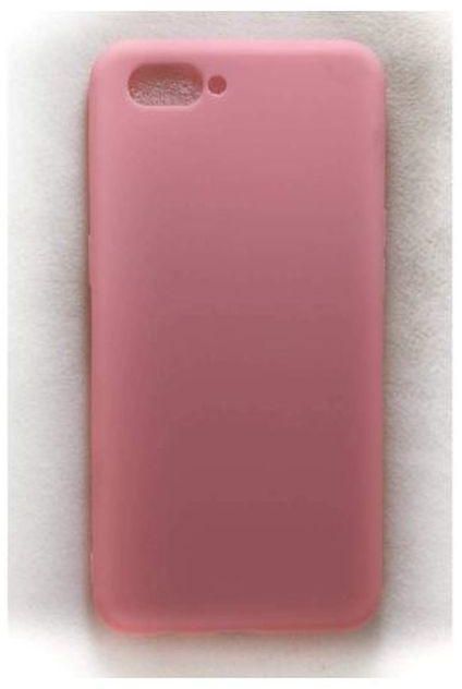 StraTG StraTG Pink Silicon Cover for Oppo A3s - Slim and Protective Smartphone Case