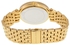 Michael Kors Darci Women's Gold Monogram Dial Stainless Steel Band Watch - MK3398