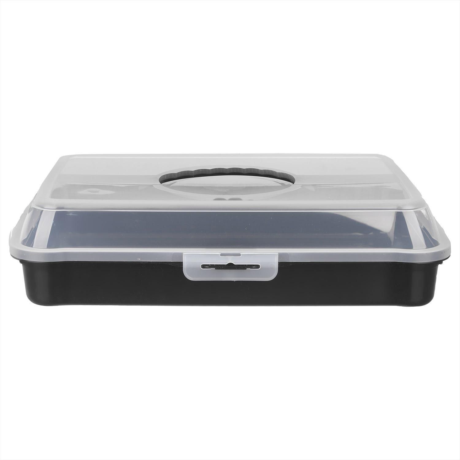 Get Elite Square Plastic Meals Box, 45×30 cm with best offers | Raneen.com