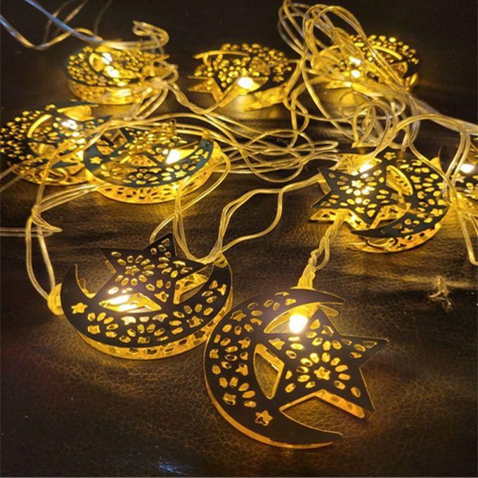 Ramadan Decoration Lamps Metal Crescent And Star