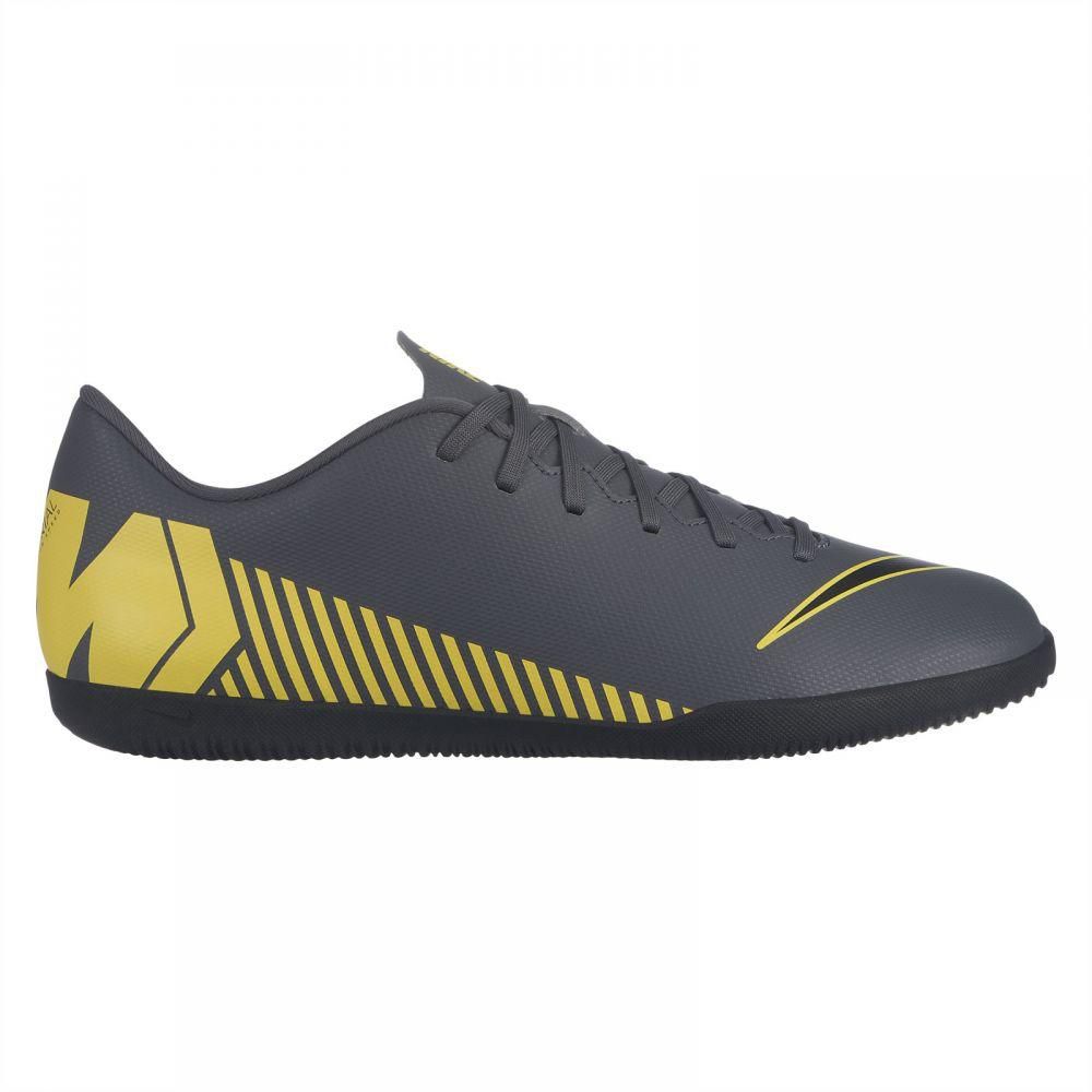 Nike Vapor 12 Club IC Football Shoes for Men - Dark Grey/Black