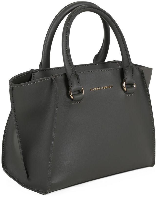 Laura Ashley Tote Bag for Women Grey Leather