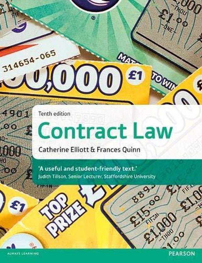 Pearson Contract Law Mylawchamber Pack ,Ed. :10