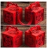 2-Piece Chinese Xi Letter Wooden Sweet Candy Gift Box