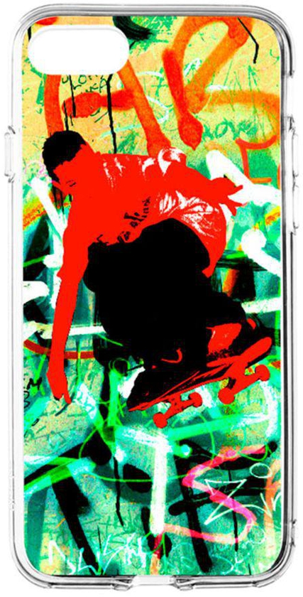 Flexible Hard Shell Case Cover For Apple iPhone 8/iPhone 7 Graffiti 001