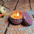 Scented candles 100% Soy wax scented candles with petals.