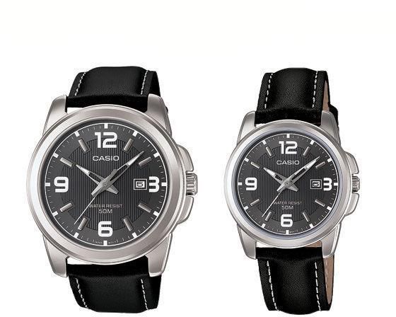 Casio His and Her Leather watch MTP/LTP-1314L-7A&1A (Watch)