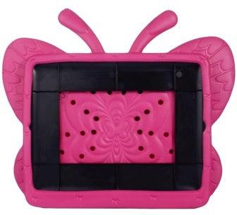 Butterfly Case Cover With Kickstand For Apple iPad 2/3/4 9.7-Inch Pink
