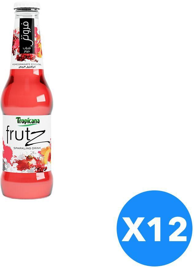 Tropicana Frutz Pommegranate 275ml - Bottle, 12 Pieces