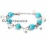 O Accessories Anklet Blue Turquoise