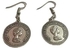 Earring silver coins