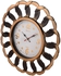 Get Plastic Wall Watch, 39 cm - Bronze Brown with best offers | Raneen.com
