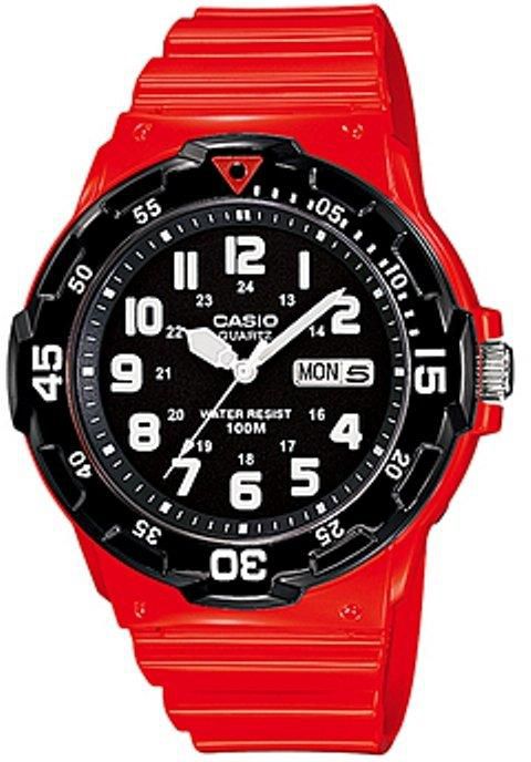 Casio MRW-200HC-4BVDF Original & Genuine Watch (Black/Red)