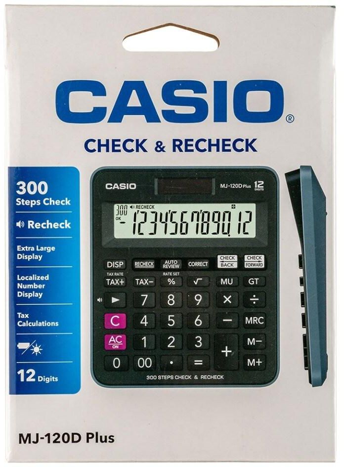 Casio Calculator Mj 120D Plus