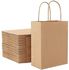 Kraft Paper Bag Brown Twisted Handle 32x28x16 cm Paper Party Bags Hen Party Bags Kraft Paper Bag Bride Birthday Gift Bag Wedding Celebrations Bags for Party Favour - 10 Pieces.
