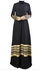 Women Muslim Robes One-Piece Dress Abaya Black Gdjj1-1