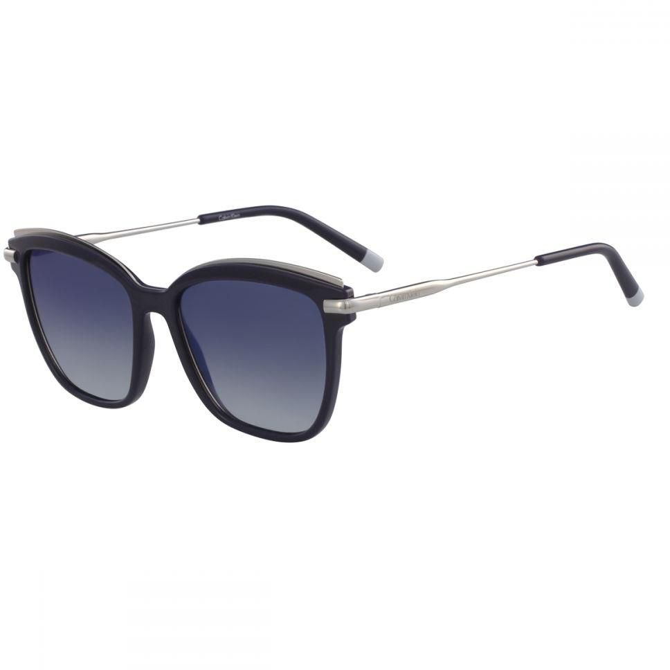 Aardbei Verdienen subtiel Calvin Klein Butterfly Sunglasses For Women - Light Blue Lens, Ck1237S-414,  140 mm price from souq in Saudi Arabia - Yaoota!