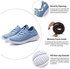 TIOSEBON Women's Slip On Walking Shoes Lightweight Casual Running Sneakers, 2122 Light Blue, 6
