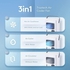 Portable Air Conditioner - 3 in 1 Humidifier Air Cooler Design with 12Hr 500 Mil Fan Timer Desktop 2 Speed USB Power Supply Mini Fan Cool Personal for Bedroom Office Room. (White, Plastic)